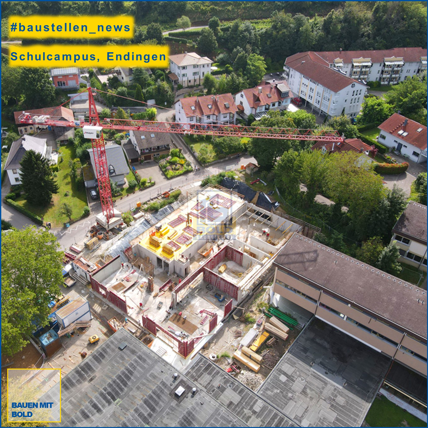 Baustellen-News – Grundschule Schulcampus, Endingen