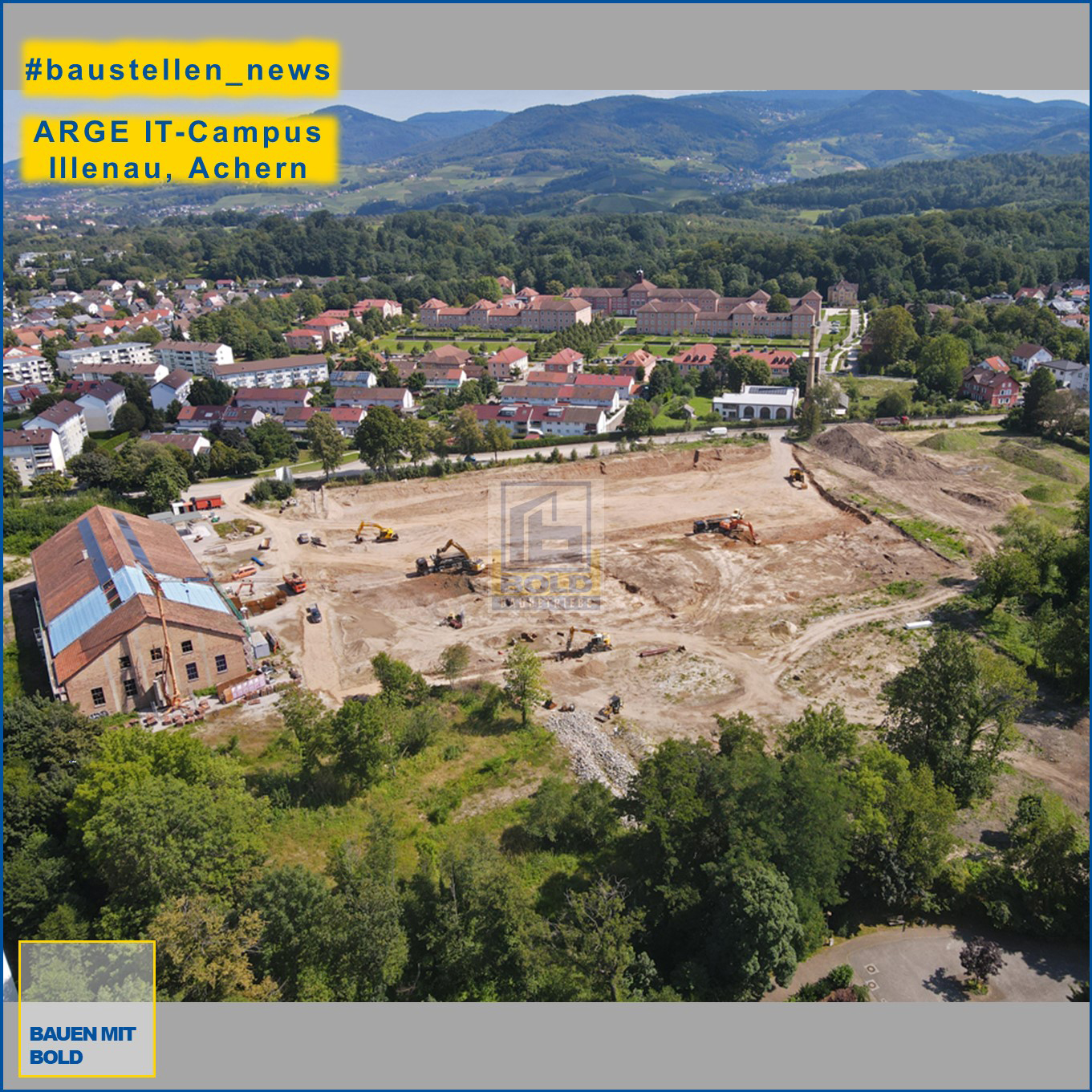 Baustellen-News – ARGE Powercloud Campus, Achern